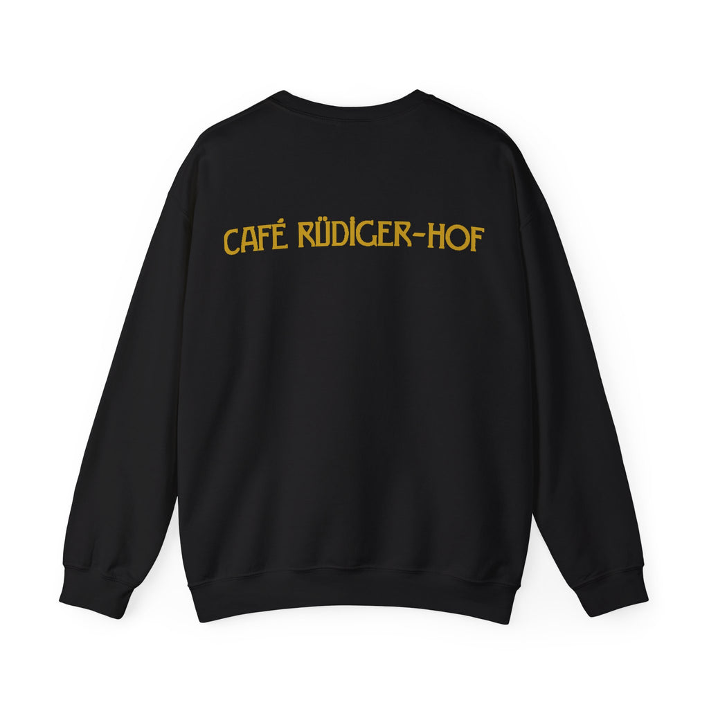 Crewneck Sweatshirt — Café Rüdiger-Hof Gold Logo Pullover