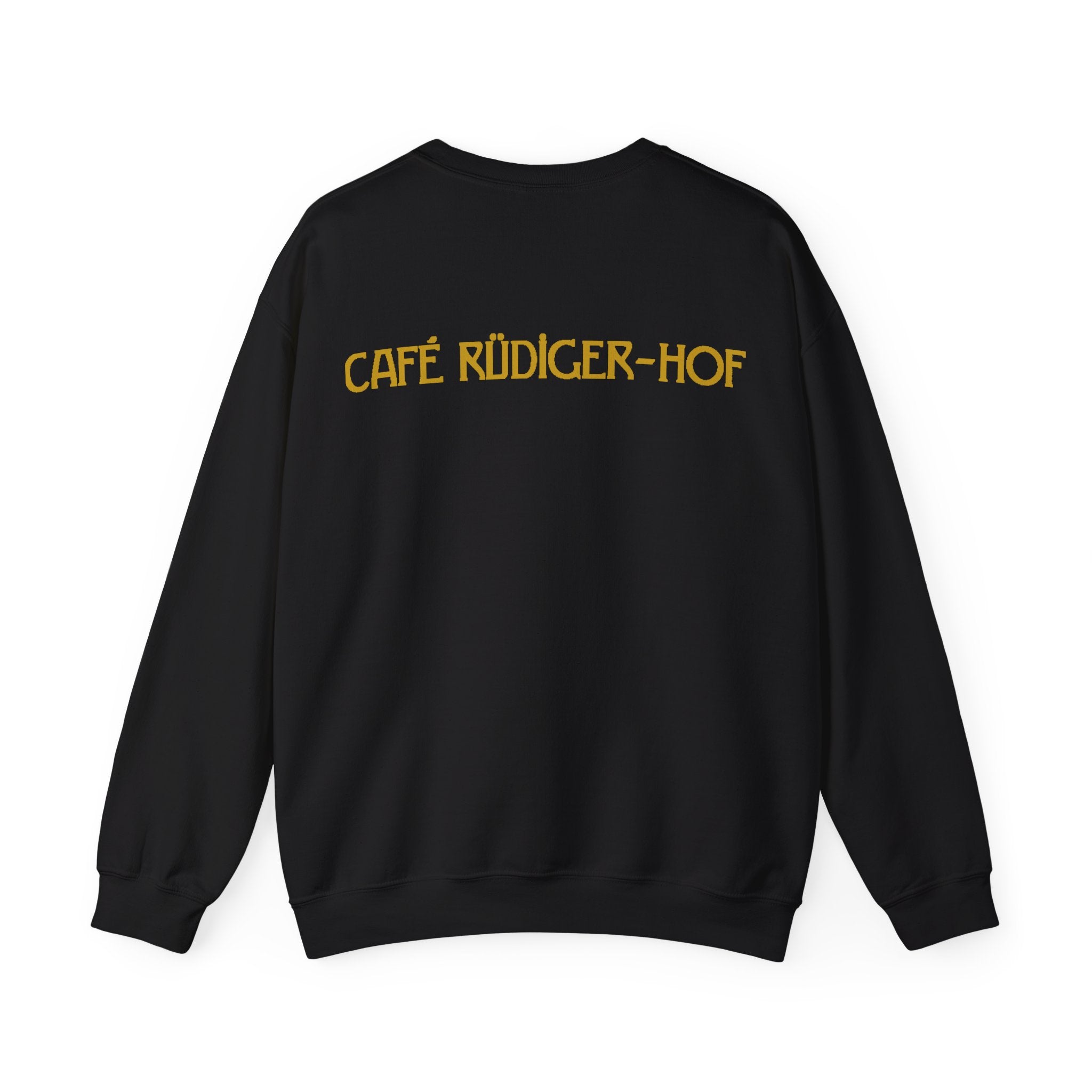 Crewneck Sweatshirt — Café Rüdiger-Hof Gold Logo Pullover